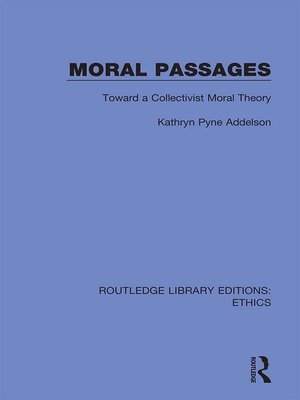 cover image of Moral Passages